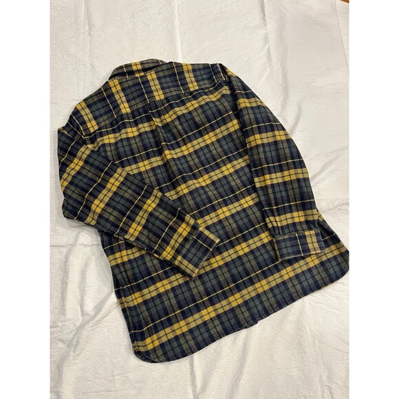L L Bean Large Flannel Shirt Men’s - Picture 6 of 10